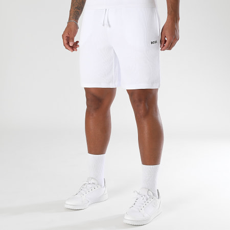 BOSS - Lot De 2 Shorts Jogging Waffle 50535884 Noir Blanc