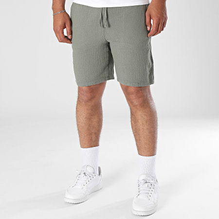 Jack And Jones - Short Jogging Jaiden Patras Vert Kaki
