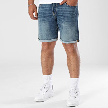 Jack And Jones - Short Jean Regular Fit Rick Fox Bleu Denim