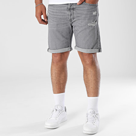 Jack And Jones - Short Jean Rick Original Gris
