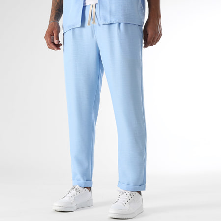 Vejtmcc Ensemble Lin Homme Été – Chemise Manches Courtes + Pantalon Décontracté – Coupe Ample & Respirante
