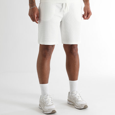 LBO - Short Texturé 3836 Blanc