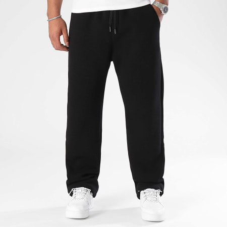 LBO - Lot De 2 Pantalons Jogging Large 1356 1714 Noir Gris Anthracite