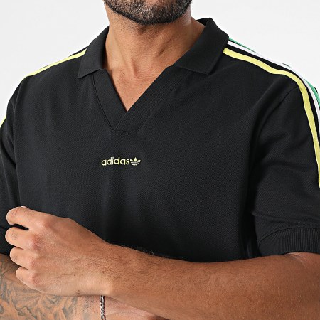 Adidas Originals - Polo Manches Courtes A Bandes JD0809 Noir