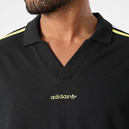 Adidas Originals - Polo Manches Courtes A Bandes JD0809 Noir