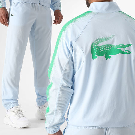 Lacoste Ensemble De Survetement Regular Fit Logo Crocodile Bleu