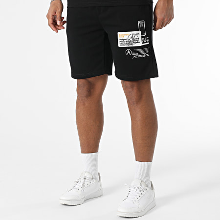MTX - Ensemble Tee Shirt Oversize Large Et Short Jogging 862 Noir