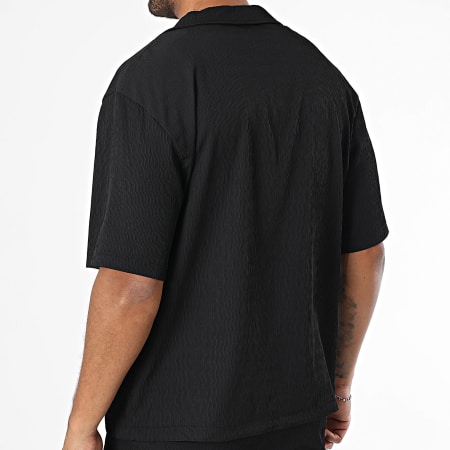 MTX - Ensemble Chemise Manches Courtes Et Short Jogging Texturé 200 Noir