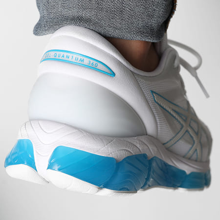 Asics - Baskets Gel Quantum 360 VIII 1203A305 White Digital Aqua