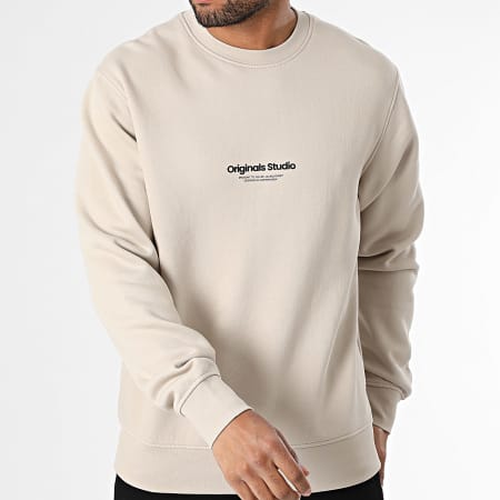Jack And Jones - Sweat Crewneck Vesterbro Beige