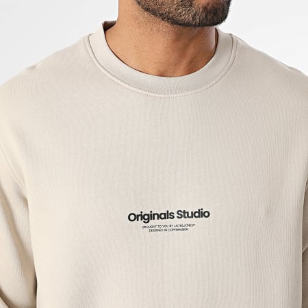 Jack And Jones - Sweat Crewneck Vesterbro Beige