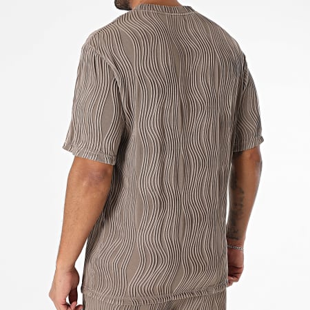 Fusional - Ensemble Tee Shirt Et Pantalon 086 Taupe