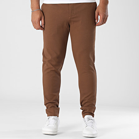 Fusional - Pantalón Chino 128 Marrón