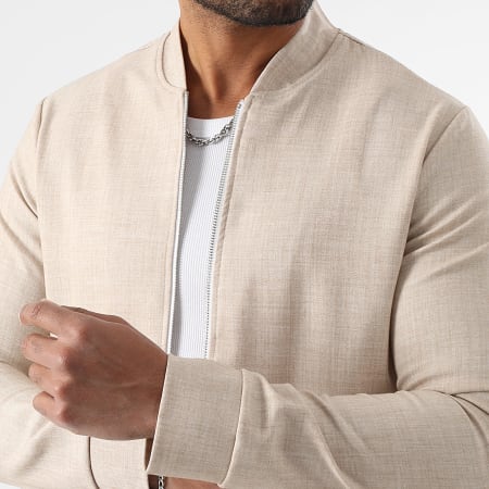 LBO - Veste Bomber Texturée 1953 Beige