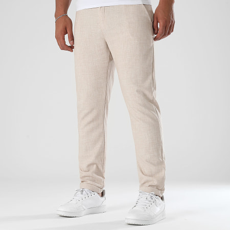 LBO - Pantalón Elegante 2035 Beige Jaspeado