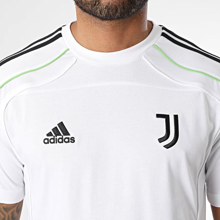 Adidas Sportswear - Tee Shirt A Bandes Juventus UBP JF0455 Blanc