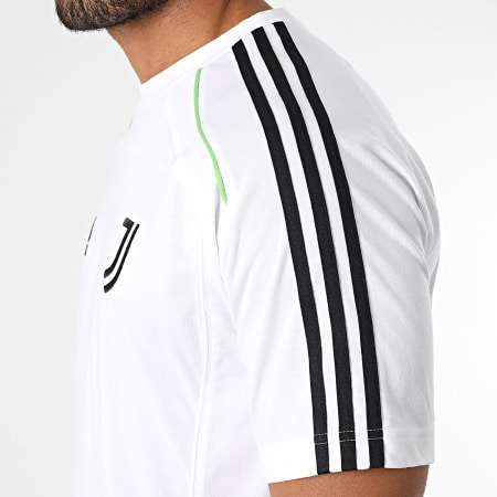 Adidas Sportswear - Tee Shirt A Bandes Juventus UBP JF0455 Blanc