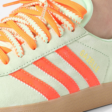 Adidas Originals - Baskets Femme Gazelle W Superlaced JH7212 Semi Green Semi Orange Gum 3