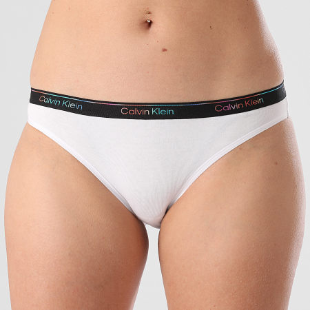 Calvin Klein - Lot De 5 Culottes Femme QD5323 Noir Gris Chiné Blanc