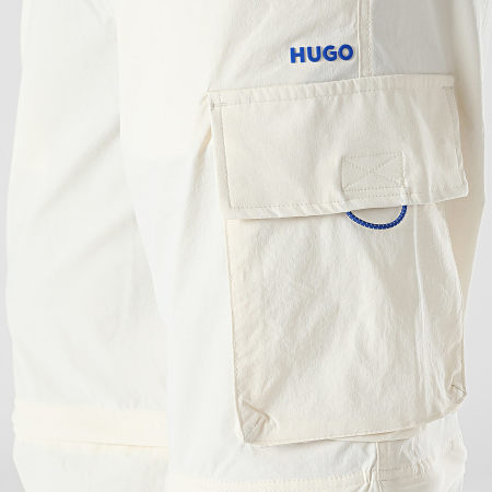 Hugo Azul - Pantalón Cargo Geordie252 50534738 Ecru