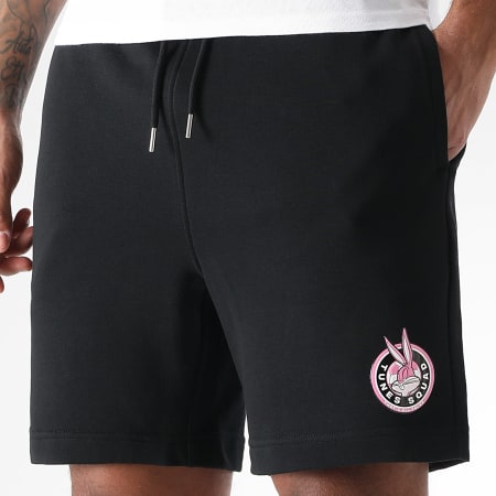 Looney Tunes - Short Jogging Molleton Badge Bugs Bunny Noir