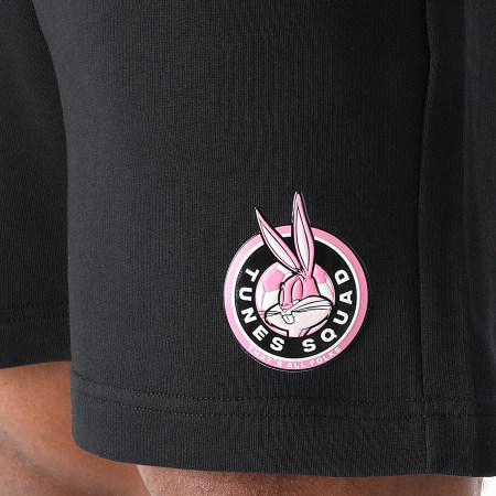 Looney Tunes - Short Jogging Molleton Badge Bugs Bunny Noir