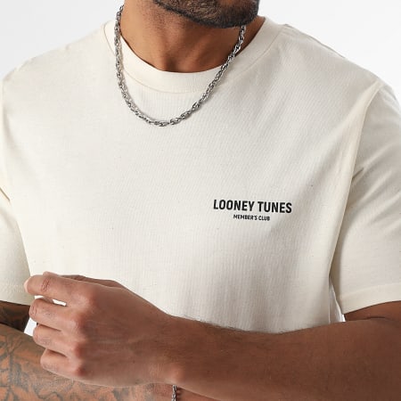 Looney Tunes - Ensemble Tee Shirt Et Short Jogging Bundle Taz Beige