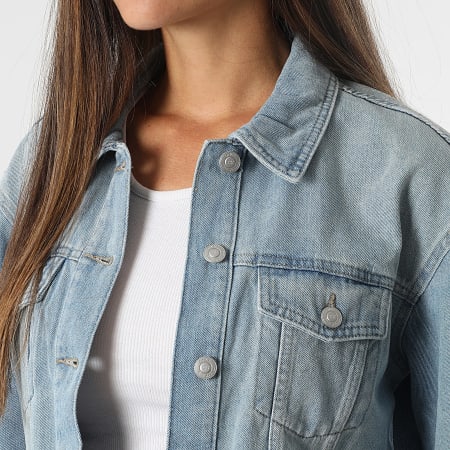 Only - Veste Jean Femme Mika Bleu Denim