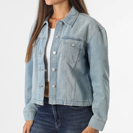 Only - Veste Jean Femme Mika Bleu Denim