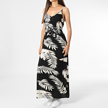 Vero Moda - Robe Longue Femme Easy Joy Noir Beige