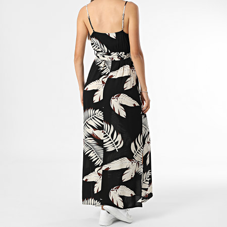 Vero Moda - Robe Longue Femme Easy Joy Noir Beige