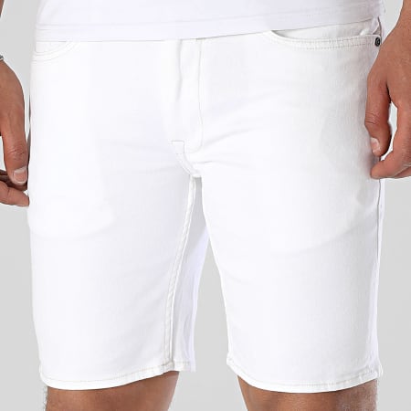 Blend - Short Jean Twister 20718125 Blanco