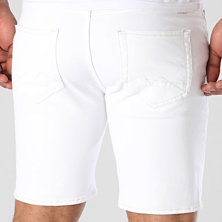 Blend - Short Jean Twister 20718125 Blanco