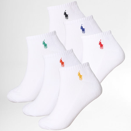 Polo Ralph Lauren - Lot De 6 Paires De Chaussettes Original Player Blanc