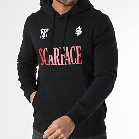 Scarface - Sweat Capuche Big Logo Poster Noir