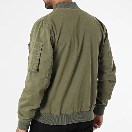Schott NYC - Arcata Bomber Jacket Khaki Green - Ryses
