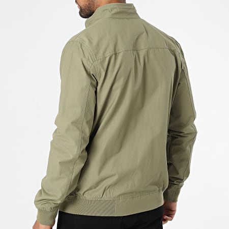 Schott NYC - Kelsey Light Khaki Green Zip Jacket - Ryses