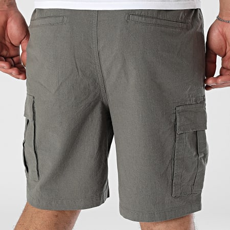 Teddy Smith - Short Cargo Linen 10417235D Gris Antracita