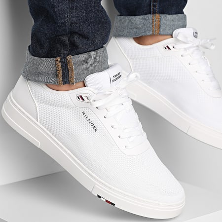 Tommy Hilfiger - Baskets Modern Cup Knit RWB 4942 White