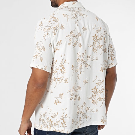 Uniplay - Chemise Manches Courtes 155 Blanc Camel