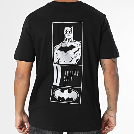 DC Comics - Tee Shirt Oversize Etiquette Batman Noir