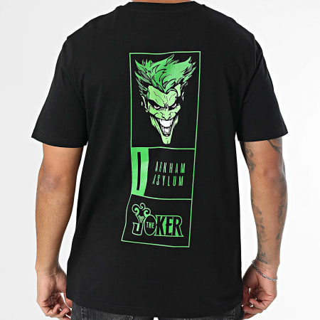 DC Comics - Tee Shirt Oversize Etiquette Joker Noir