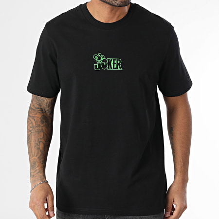 DC Comics - Tee Shirt Oversize Etiquette Joker Noir