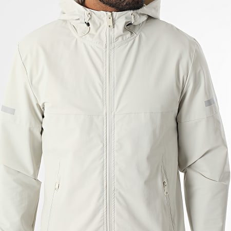 Classic Series - Hooded Zip Jacket en Joggingbroek Set 034 Beige