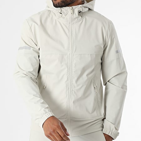 Classic Series - Hooded Zip Jacket en Joggingbroek Set 034 Beige