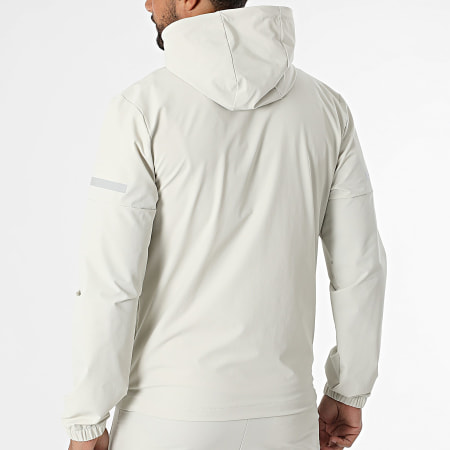 Classic Series - Hooded Zip Jacket en Joggingbroek Set 034 Beige