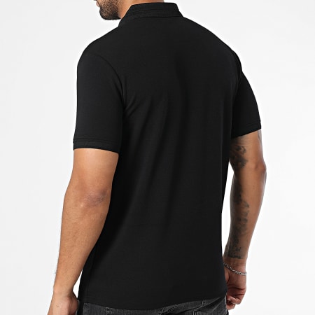 Classic Series - Polo Manches Courtes Texturé 004 Noir