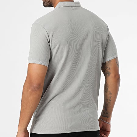 Classic Series - Polo Manches Courtes Côtelé 001 Gris