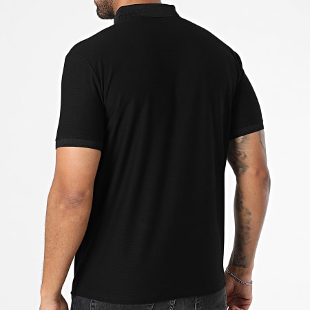Classic Series - Polo Manches Courtes Texturé 002 Noir