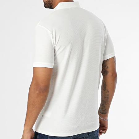 Classic Series - Polo Manches Courtes Texturé 002 Blanc